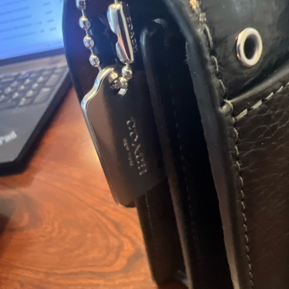 Coach Min Clare Black with rivets Women's Bag - Picture 3 of 5